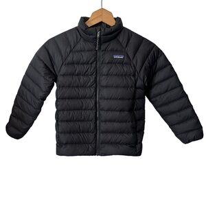 Patagonia Kids Down Sweater Puffer Jacket Black S (7-8) NetPlus Down Fill
